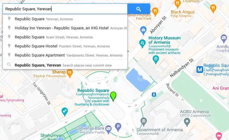 برنامه ریزی سفر عید به ارمنستان با کمک گوگل مپ